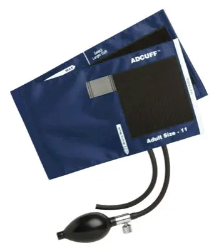 ADC 865-11AN Adcuff Sphyg Inflation System, Navy adc, adview cuff,  adult cuff navy,, cuff adc, adview cuff, adc 865-11an