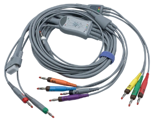 EDAN 01.57.471095-11 ECG Cable 3-Lead,6-Pin, Snap,Defib,AHA,3.5m, Reusable EDAN, 01.57.471095-11, ECG Cable, 01.57.471384015, 01.57.47109511,