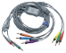 EDAN 01.57.471095-11 ECG Cable 3-Lead,6-Pin, Snap,Defib,AHA,3.5m, Reusable - ED___01.57.471095-11