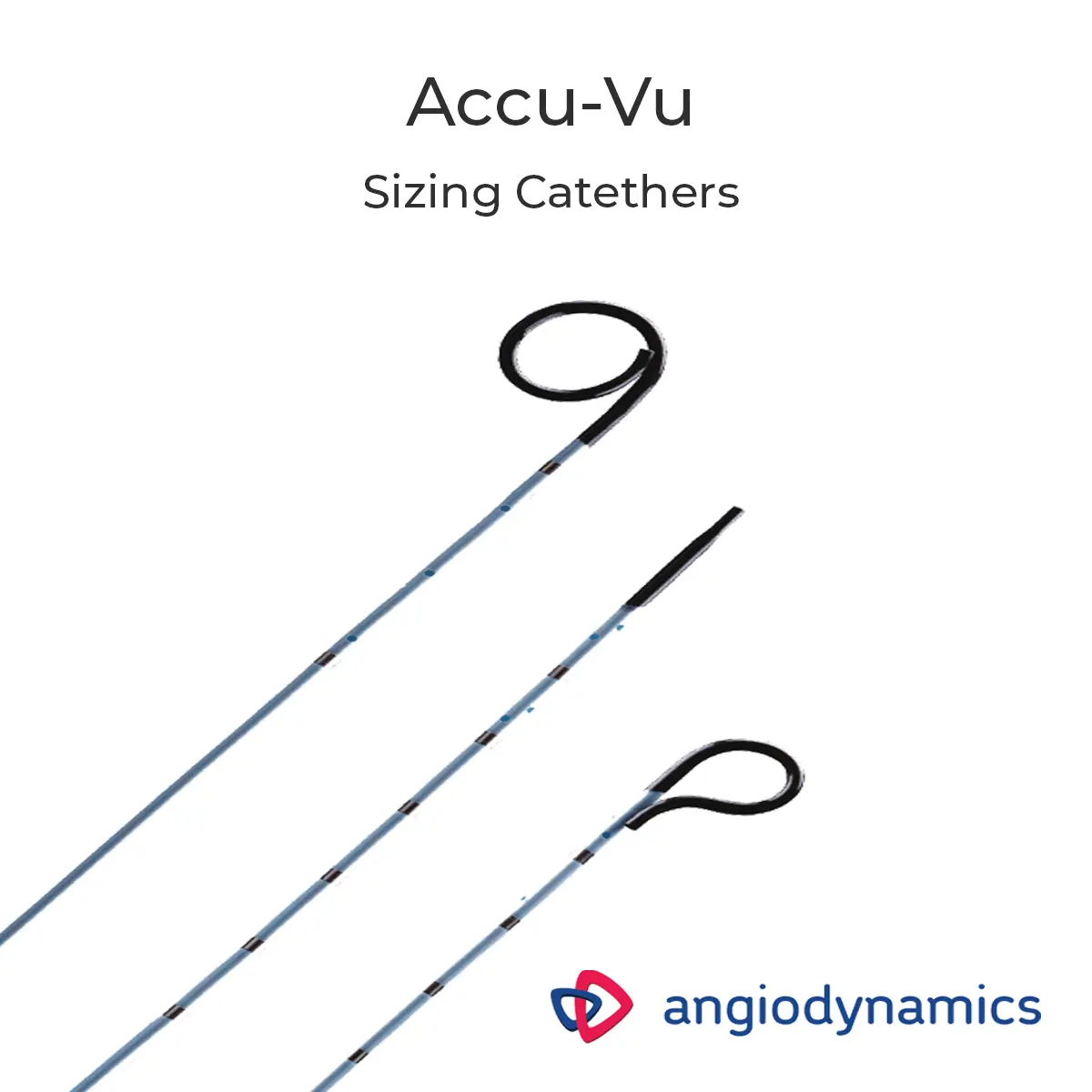 AngioDynamics 137098025 Accu-Vu Sizing Catheter 5F 20 cm Segment Pigtail 70 cm. Box of 5 accu-vu, angiographic catheter, angiodynamics 137098025, segment pigtail