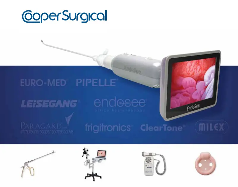 CooperSurgical Clinic and Practice-Based Products Catalog CooperSurgical, Clinic, Practice-Based Products 