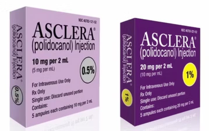 Asclera (Polidocanol) Injection  Bx/5 (Different Versions) Asclera (Polidocanol) Injection, 46783-121-52, 46783-221-52, Injection