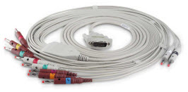 Edan ECG Cable (4mm, banana connector, AHA) Edan, ECG, Cable, Connector, EDAN_ECG, 