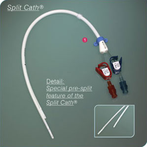 medCOMP Split Cath III Long Term Hemodialisys Catheter Bx 05 (Different Sizes) medcomp, split, cath, hemodialisys