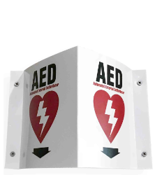 Wall Mounted 3 Dimensional Sign for AEDs
