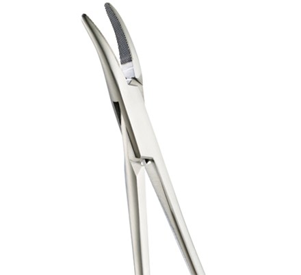 CooperSurgical 62825 Euro-Med Heaney Curved Needle Holders coopersurgical, 62825, euro-med, heaney, curved, needle, holders