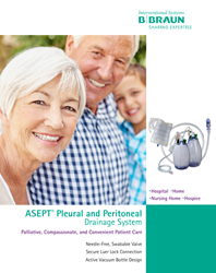 BBraun ASEPT Pleural and Peritoneal Drainage System Catalog  