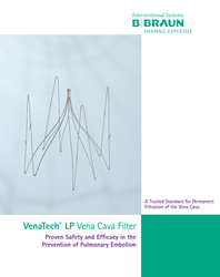 BBraun VenaTech LP Vena Cava Filter Catalog  